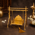 Premium Brass Laddu Gopal Jhula – Bal Krishna Swing