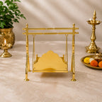 Premium Brass Laddu Gopal Jhula – Bal Krishna Swing