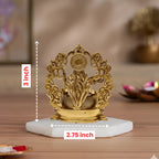 Premium Brass Saraswati Idol – Veena & Prabhavali
