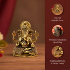 Premium Brass Dagdusheth Ganesha Idol