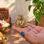 Balaji Charan Paduka - Premium Gold & Sliver Plated