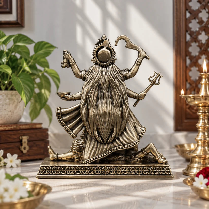 Premium Ashtadhatu Maa Kali Idol – Antique Finish
