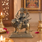 Premium Ashtadhatu Durga Mata Idol – Antique Finish