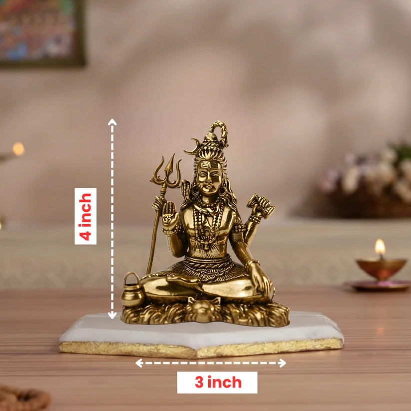Premium Brass Shiva Idol – Meditative Form
