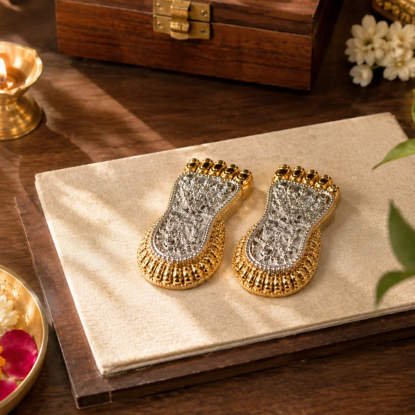Lakshmi Charan Premium Gold & Silver-Plated