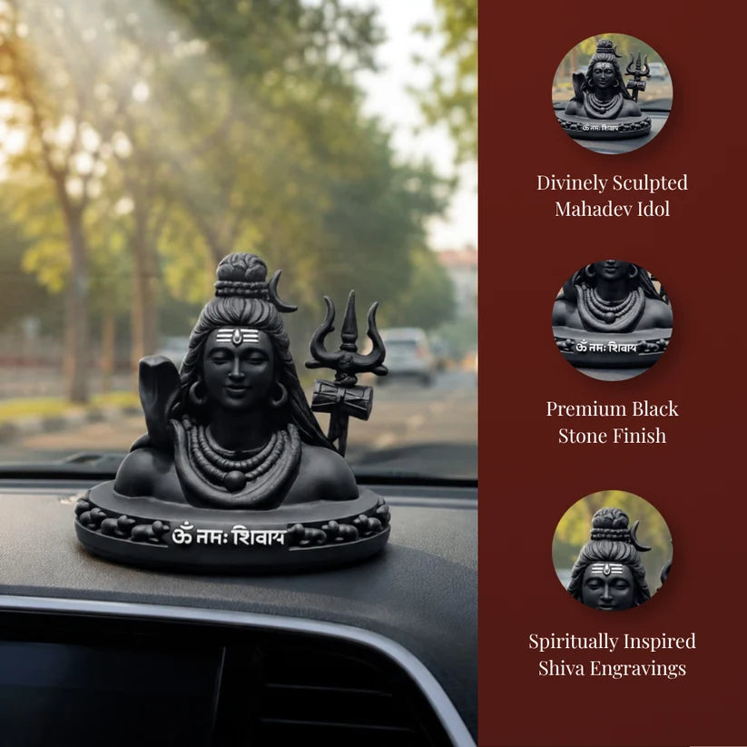 Mahadev Dashboard Idol – Om Namah Shivaya Edition