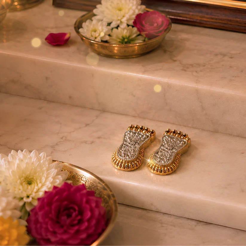 Lakshmi Charan Premium Gold & Silver-Plated