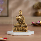 Premium Brass Buddha Idol – Blessing Mudra