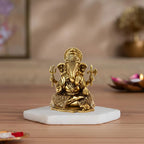 Premium Brass Dagdusheth Ganesha Idol