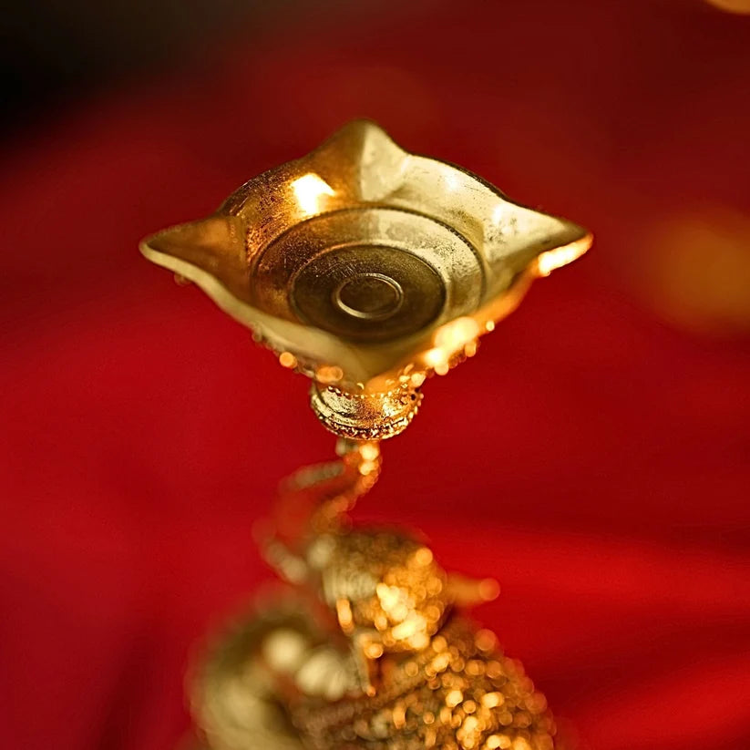 Premium Brass Elephant Diya