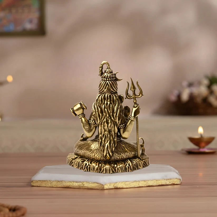 Premium Brass Shiva Idol – Meditative Form