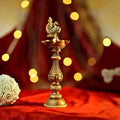 Premium Brass Peacock Diya Stand