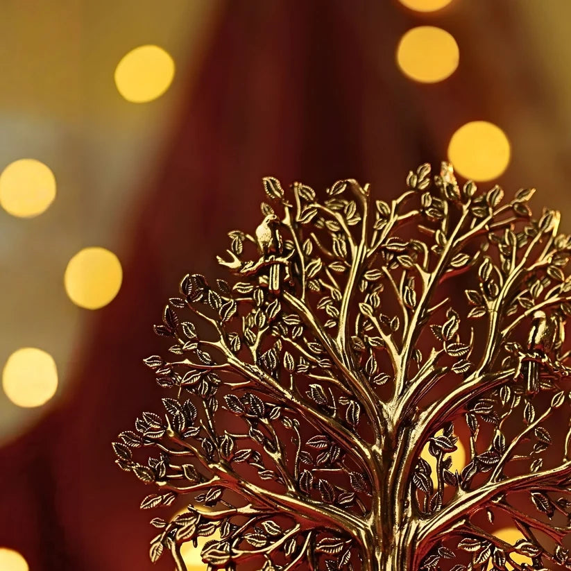Premium Brass Peepal Tree – Tree of Life