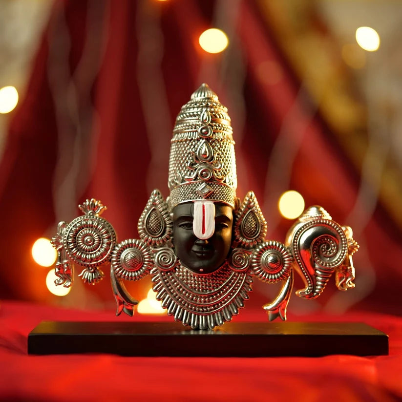 Balaji – Sacred Presence Bust Premium Silver-Plated